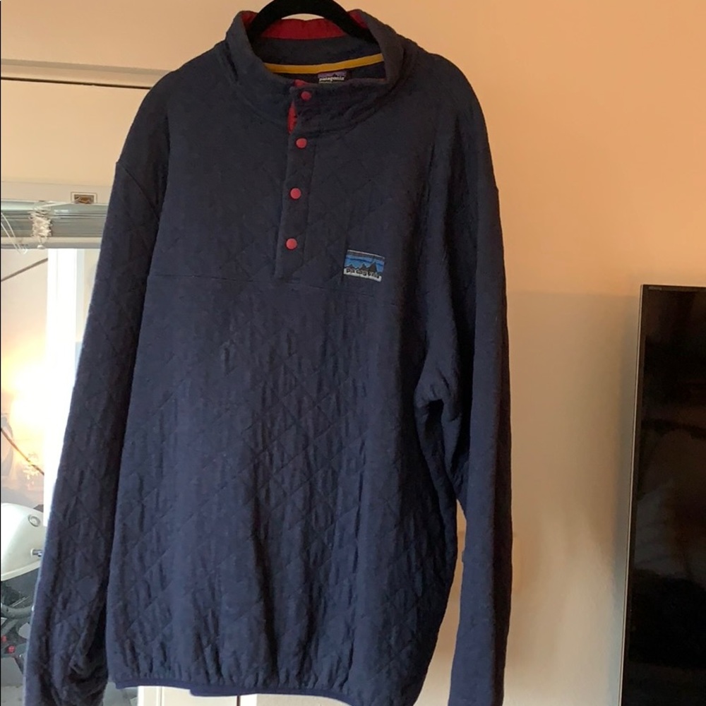Patagonia organic cotton quilt snap T pull…